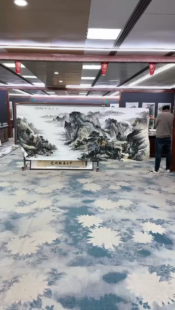 【闪购商品】绘画z邵明义-山水国画-大丈二