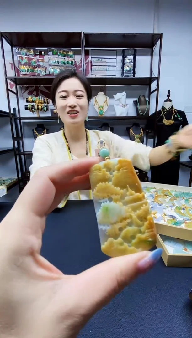 颈饰未镶嵌翡翠翡翠吊坠