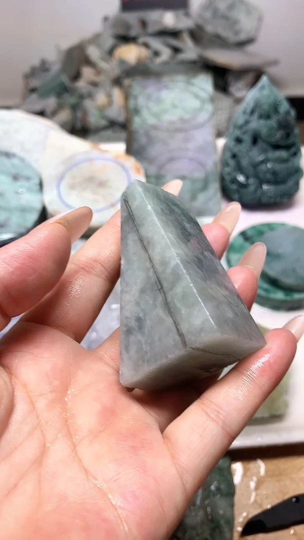 裸石翡翠天然缅甸翡翠A货34