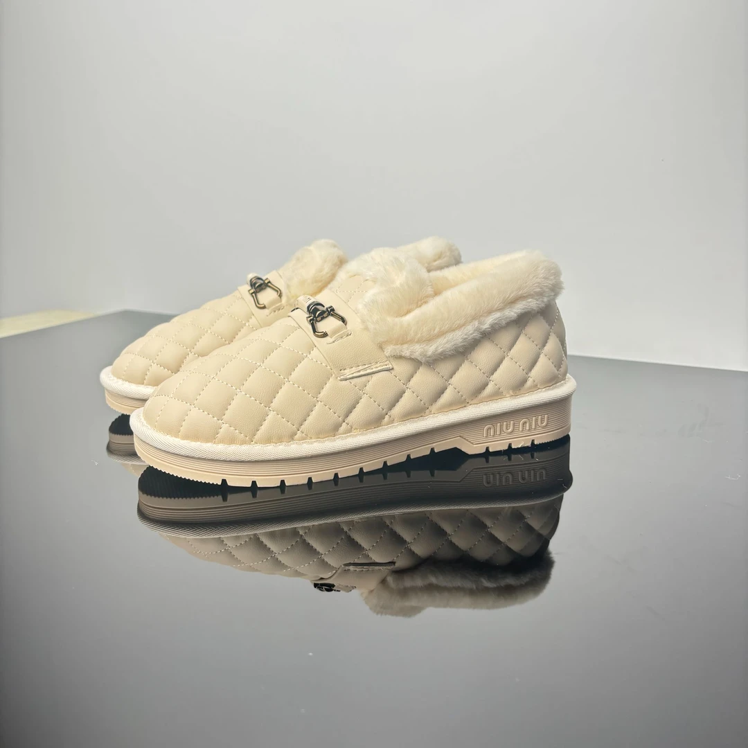 冬季新款毛毛鞋加绒加厚保暖低帮雪地靴 QYY 666-20