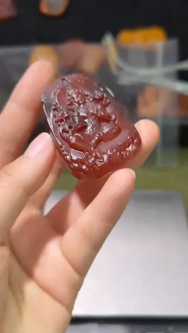 裸石琥珀未镶嵌琥珀蜜蜡吊坠