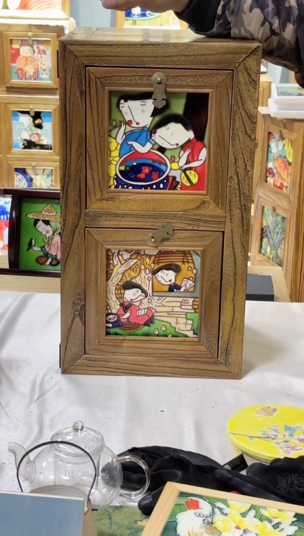 【闪购商品】瓷片2斗积木柜52*28.5*28.5福利