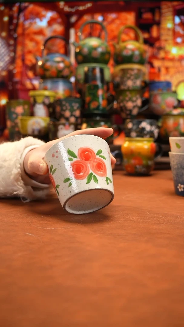 油画   釉下彩   杯子