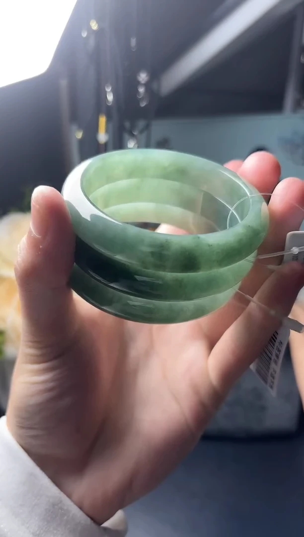 未镶嵌手镯翡翠成品手镯/圈口54-59