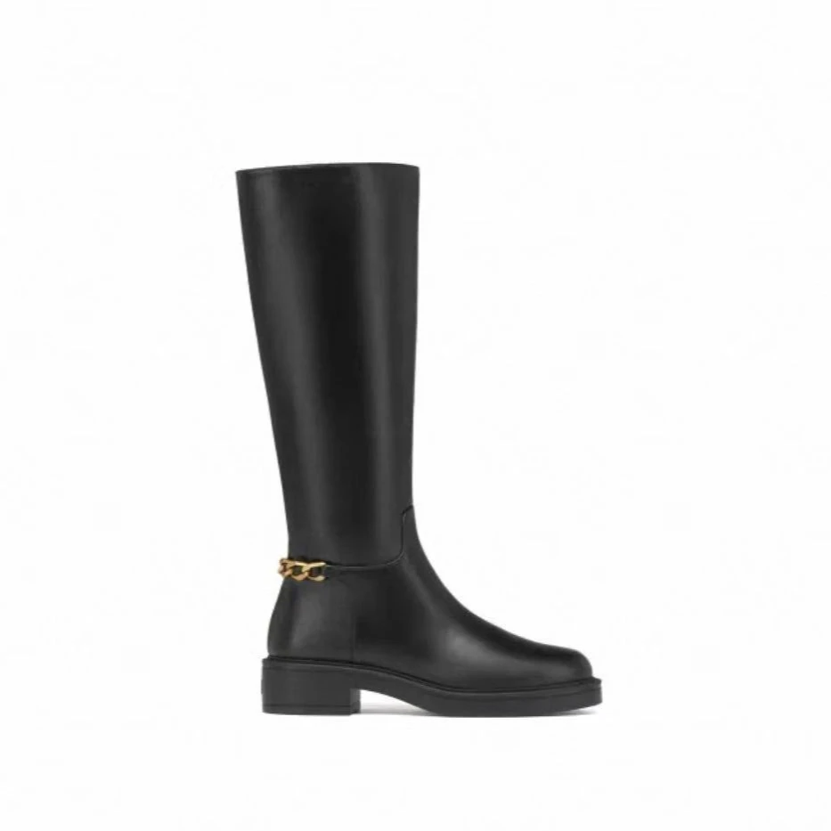 【昆明恒隆】SW SOLUXE CELIA BOOT黑牛皮长靴