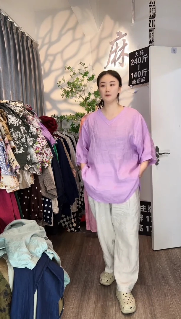 亚麻大码女装系列。