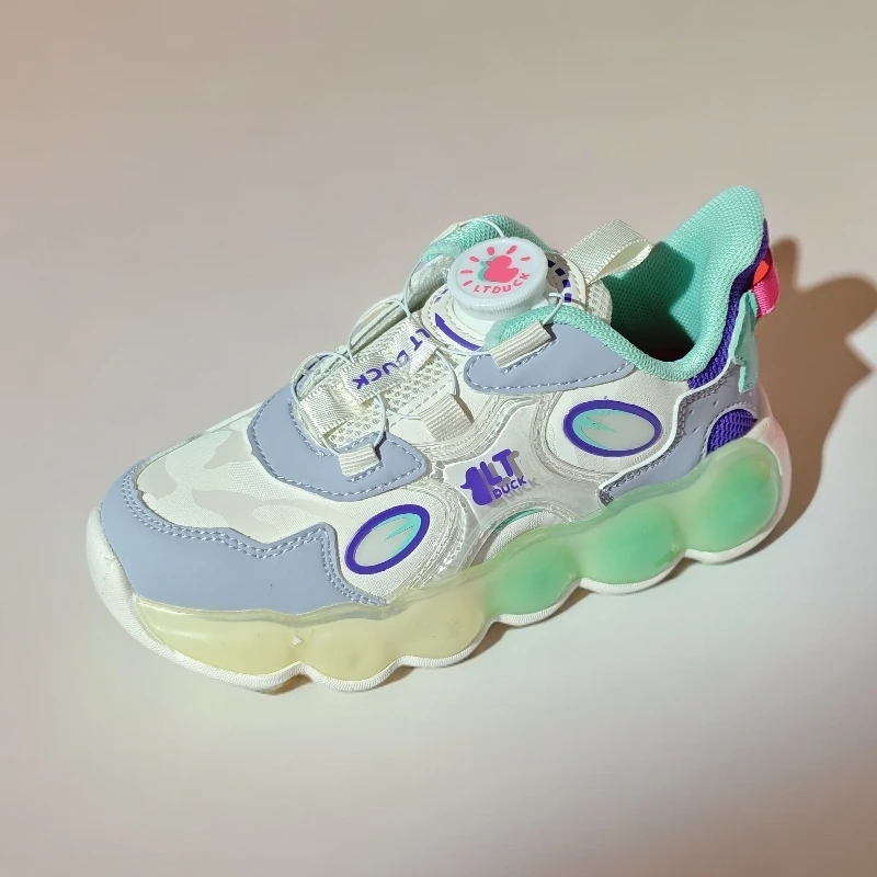 鸭舒适柔软和款皮面运动鞋3015