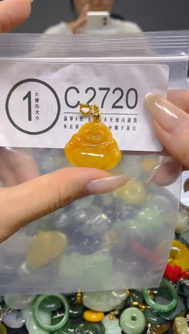 颈饰未镶嵌翡翠/ C /翡翠A货，一件也是批发价