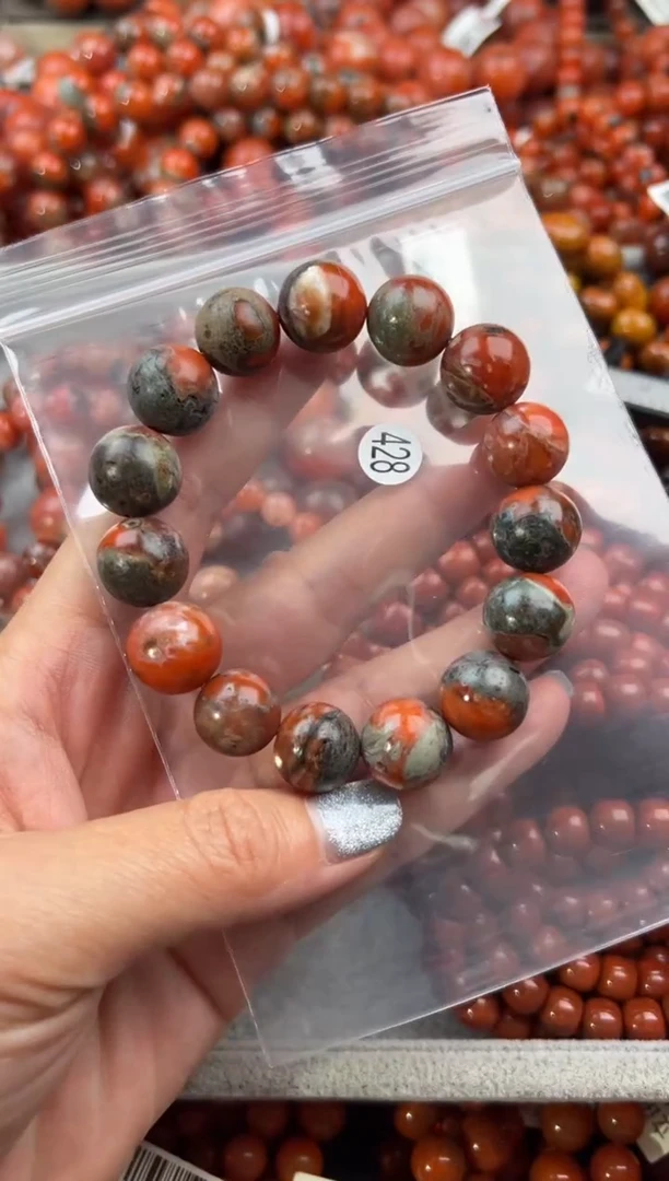 未镶嵌手串南红玛瑙13+