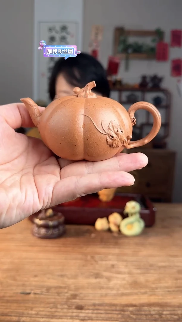 【闪购商品】紫砂茶壶南瓜  蜗牛 四号井段泥