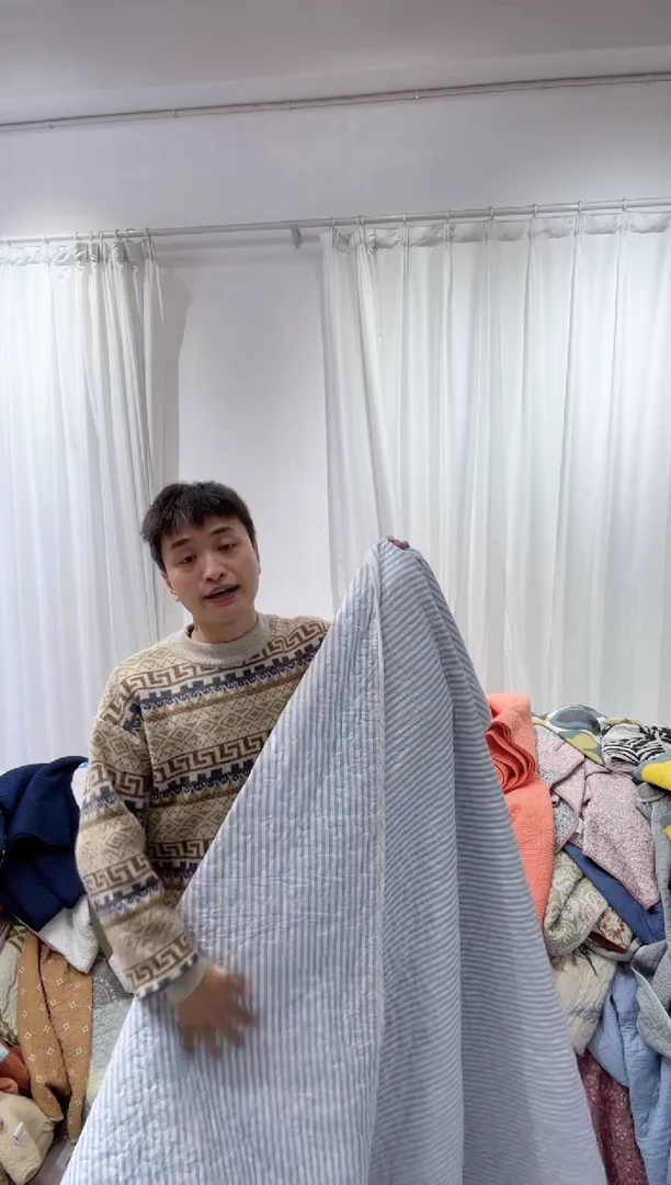 棉150*200纯棉床盖110号微瑕