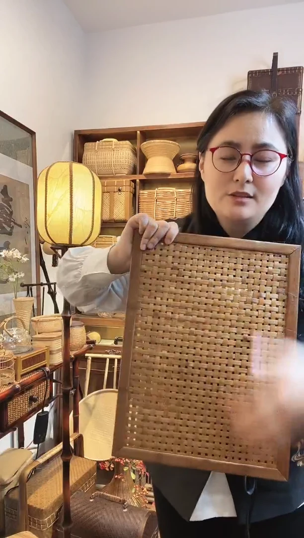 【闪购商品】手工竹编饺子帘方形