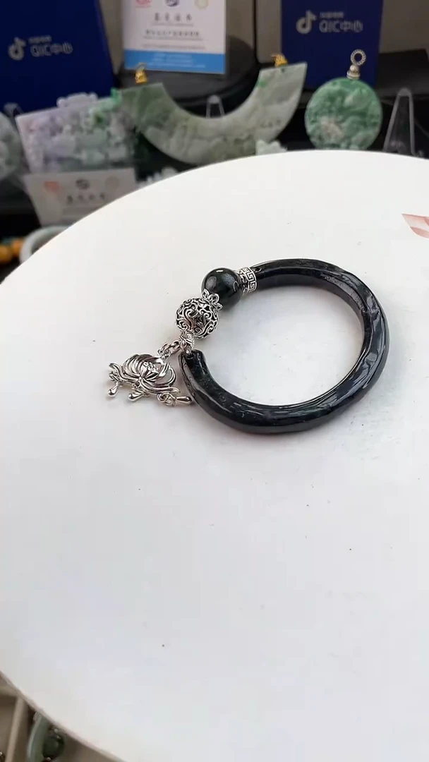 未镶嵌手链翡翠手工定制默认微瑕主播介绍为准