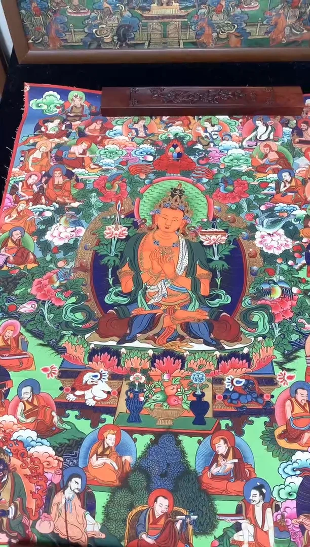 卷轴画133文殊菩萨