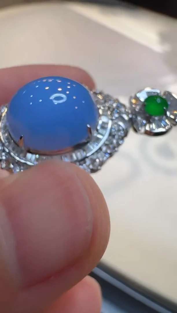 吊坠(不含链)18K金镶嵌翡翠多样性团购发一件