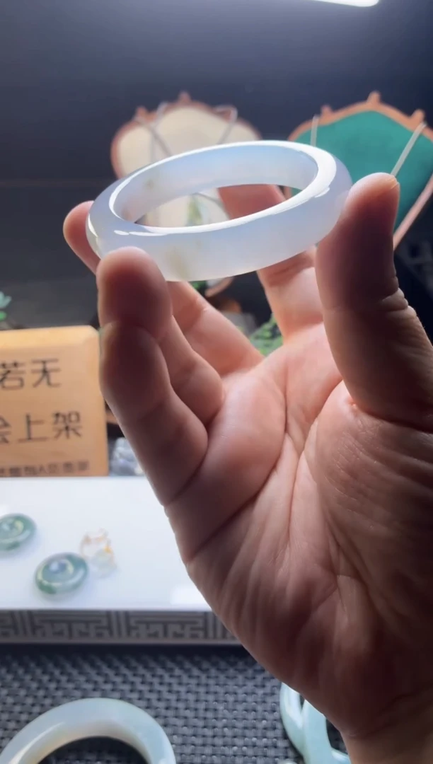 未镶嵌手镯翡翠海***菜手镯