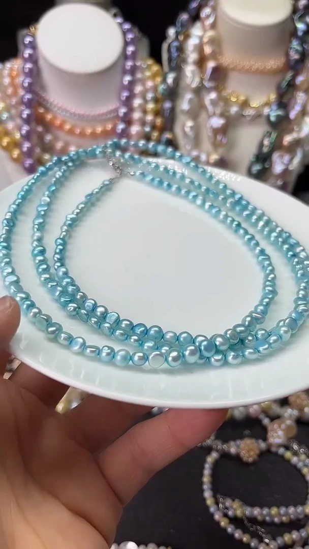 颈饰未镶嵌淡水珍珠多人