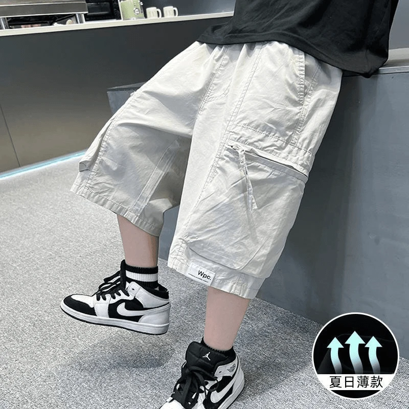 【清版不补】童装男童短裤夏装新款儿童薄款工装裤男孩休闲夏季裤子