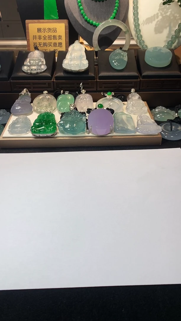未镶嵌定制翡翠运*~4092毛货不退不换多样性发