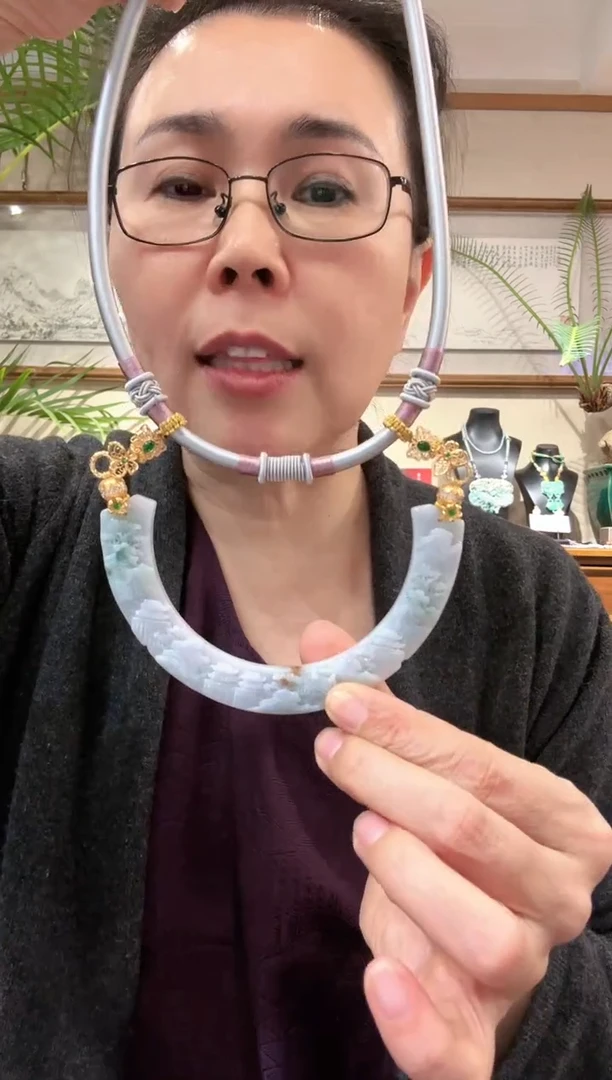 【闪购商品】翡翠颈饰未镶嵌国风