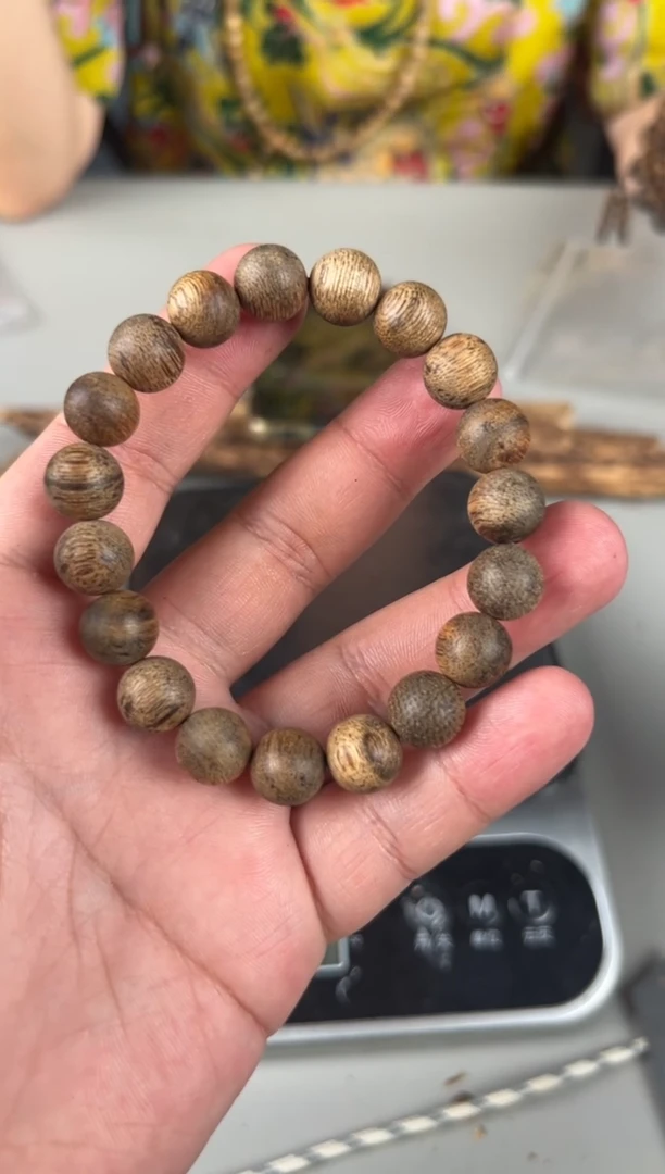 手串沉香达拉干1.0单圈圆珠多样性发1
