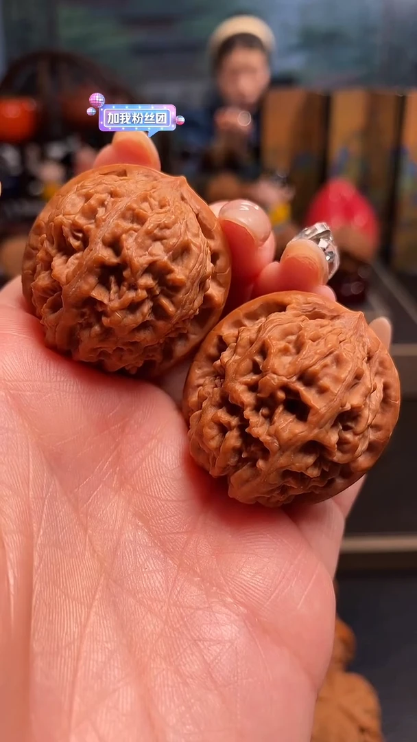 【闪购商品】文玩核桃把件H 889龙墩33尺