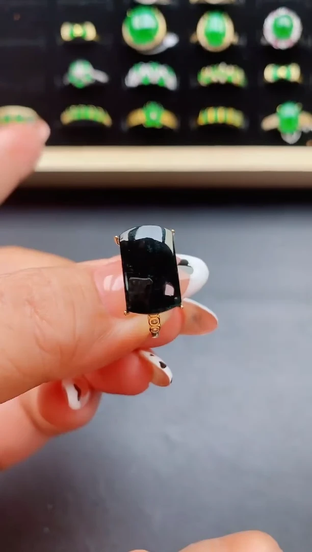 【闪购商品】翡翠戒指银S925镶嵌321321