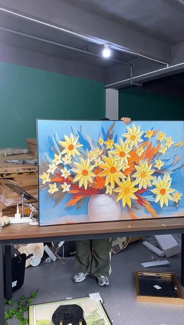 横款高80宽120油画