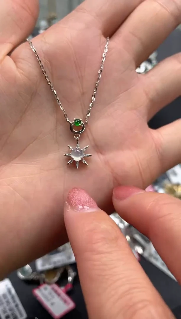 【闪购商品】翡翠戒指银S925镶嵌22222     1