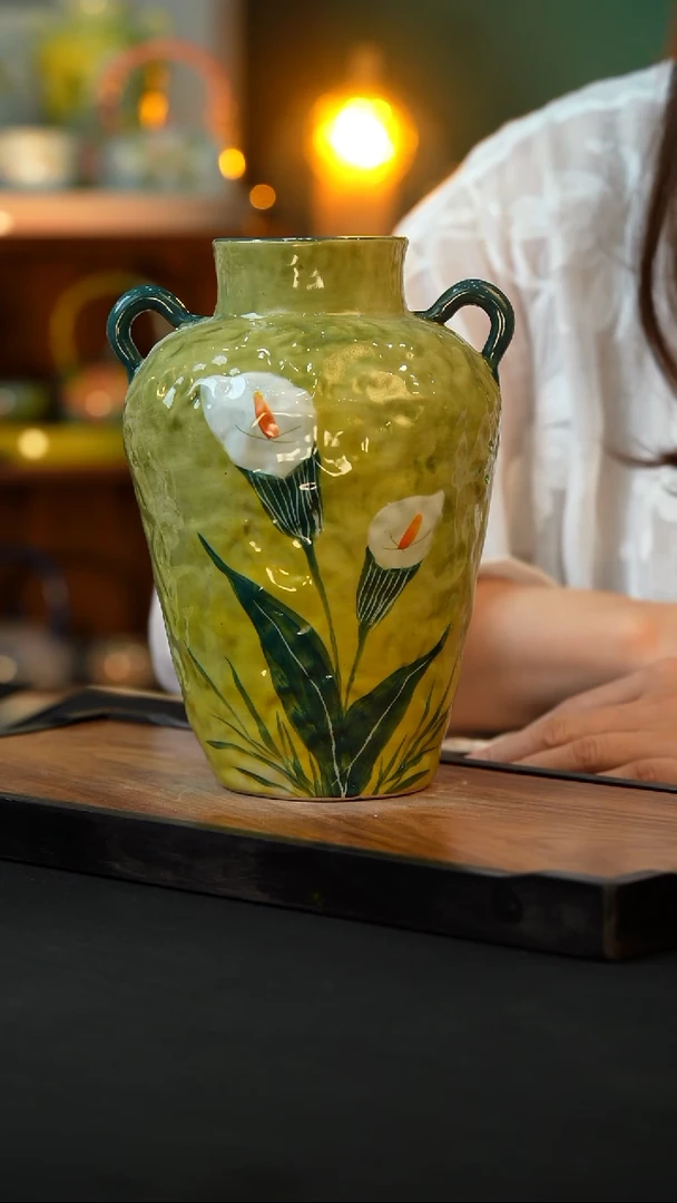杯手绘心瓷陶瓷浮力