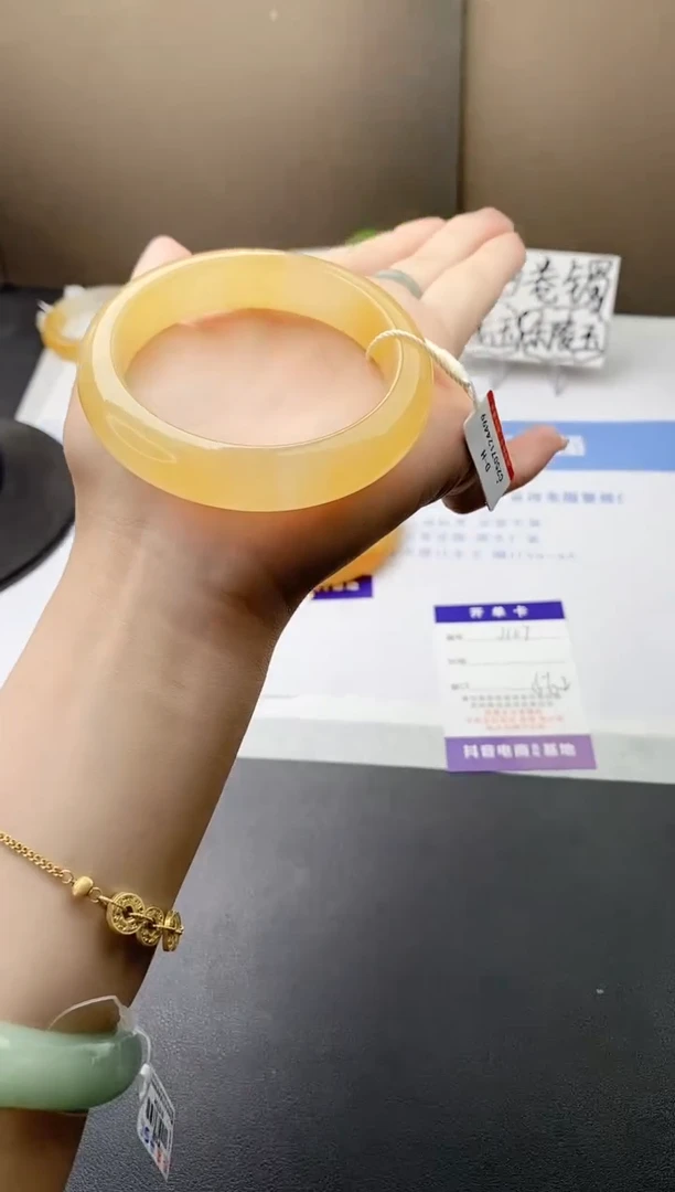 石英质玉手镯未镶嵌j167-HA多样性发货56+