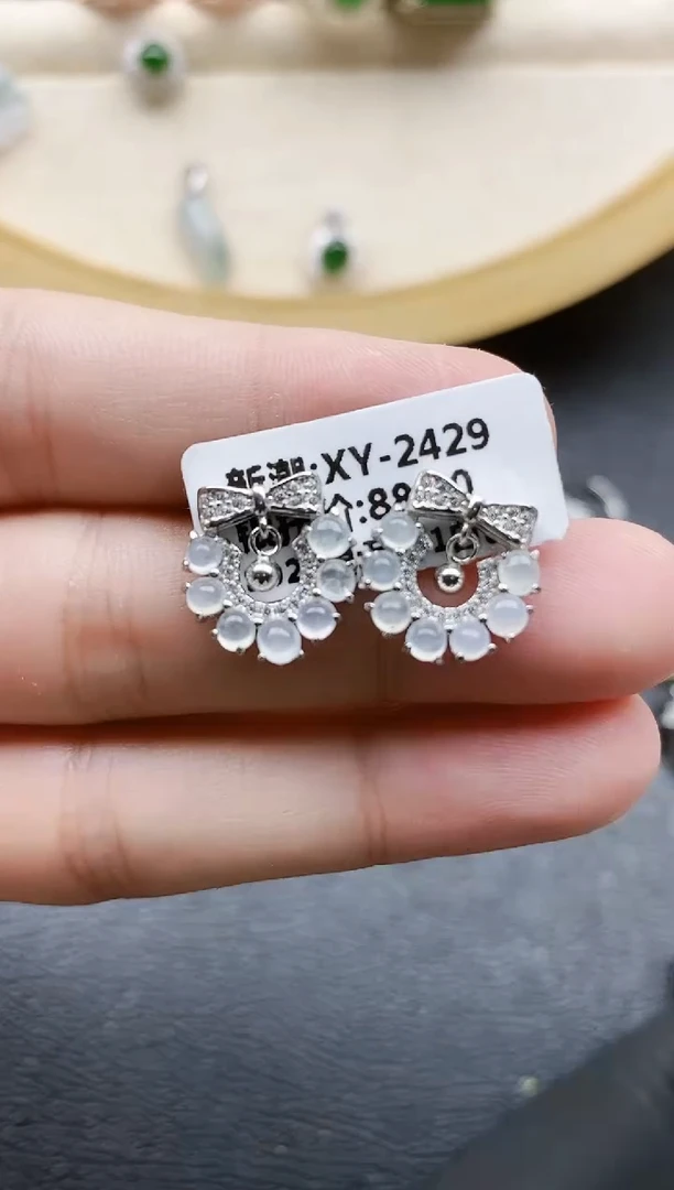 翡翠戒指银S925镶嵌11111