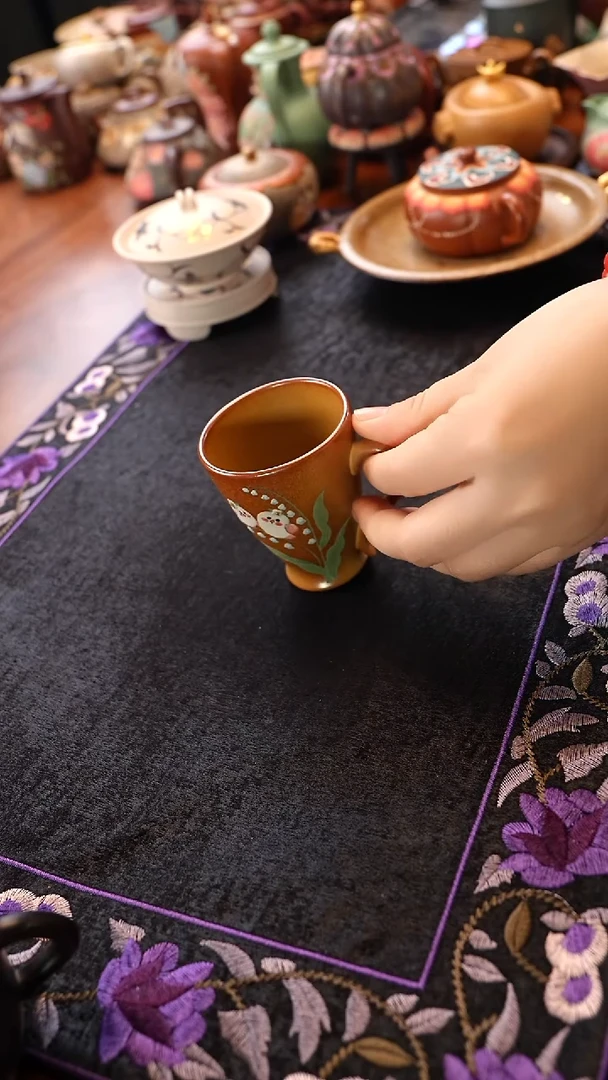茶壶紫砂柴烧主人杯