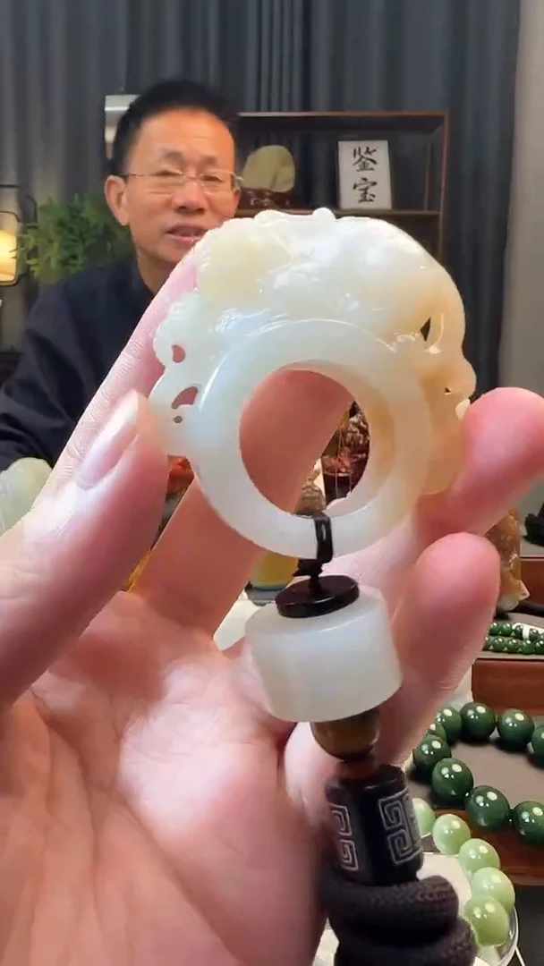 吊坠(不含链)未镶嵌和田玉扳指