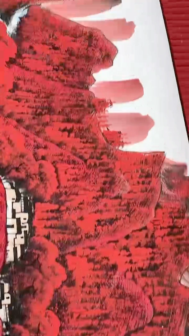 国画辛崇华国画作品长卷