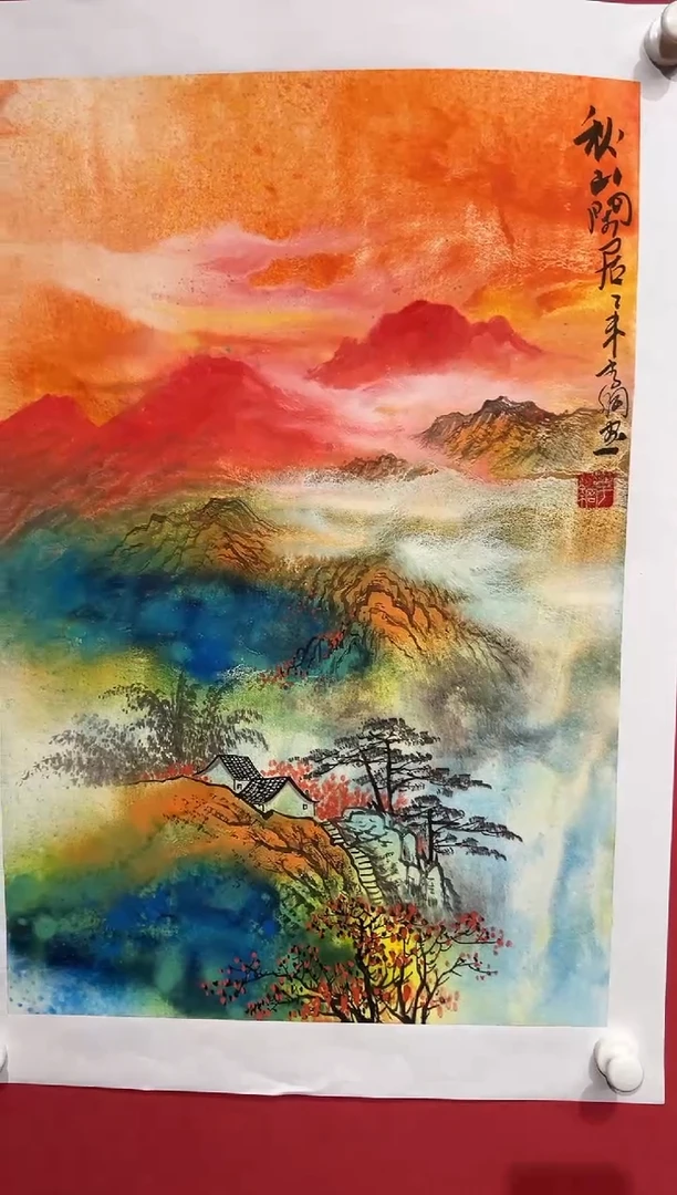 国画李纲-2.7平尺-国画作品