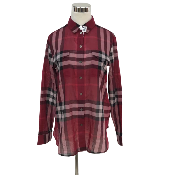 妃鱼/博柏利/棉/衬衫/95新/球六09