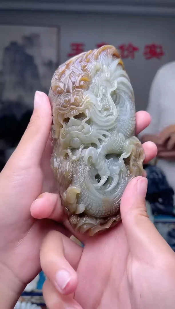 未镶嵌和田玉挂件青*1