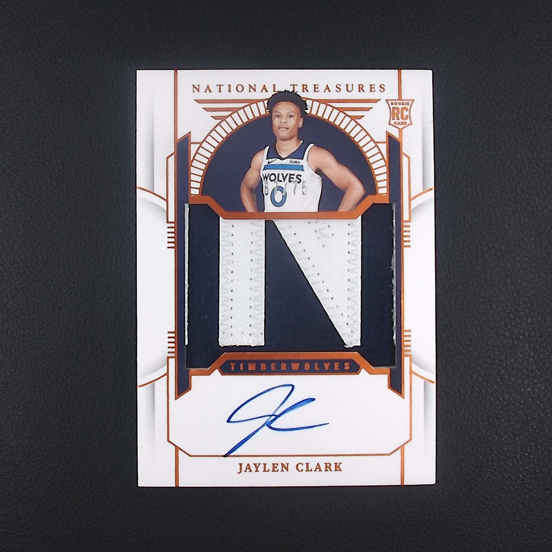 杰伦克拉克 75编 国宝 帕尼尼NBA国宝手提签字球星卡