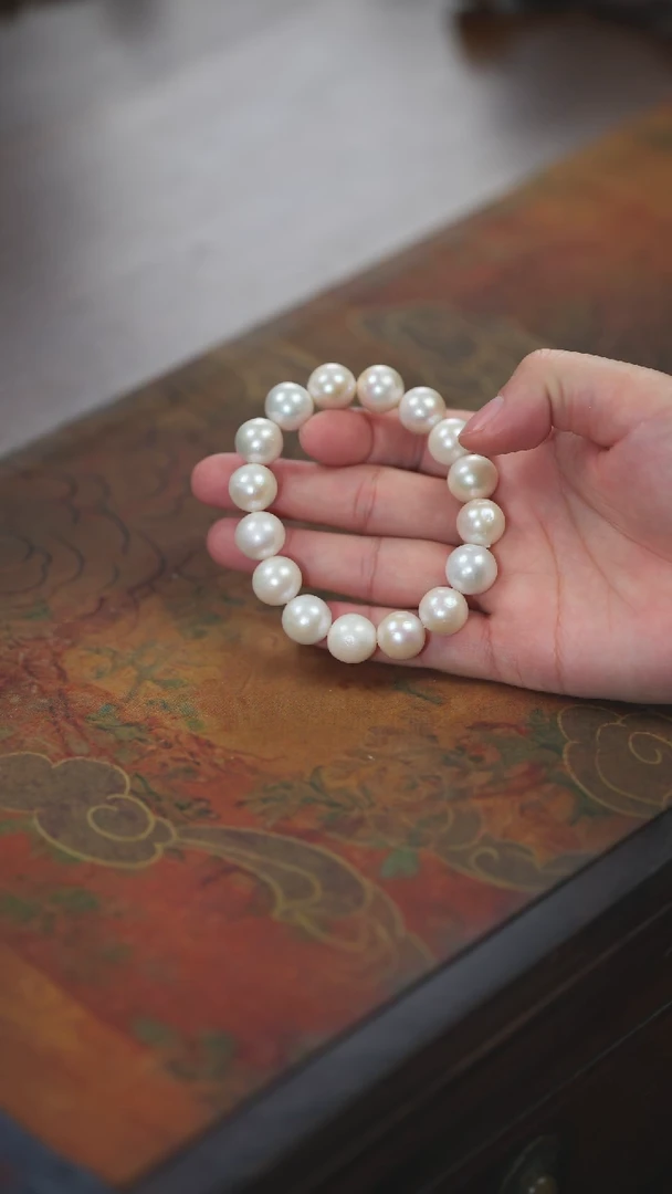 【闪购商品】淡水珍珠耳环未镶嵌正圆月光白@@s492