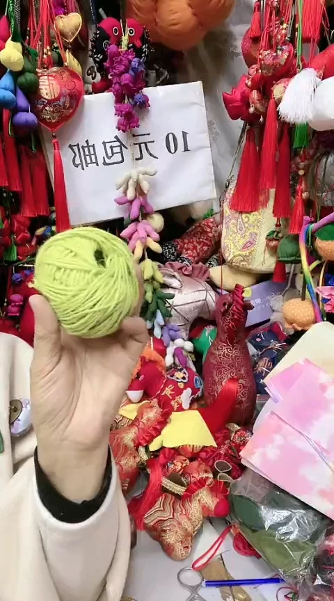 无纺布麻绳绿色1个