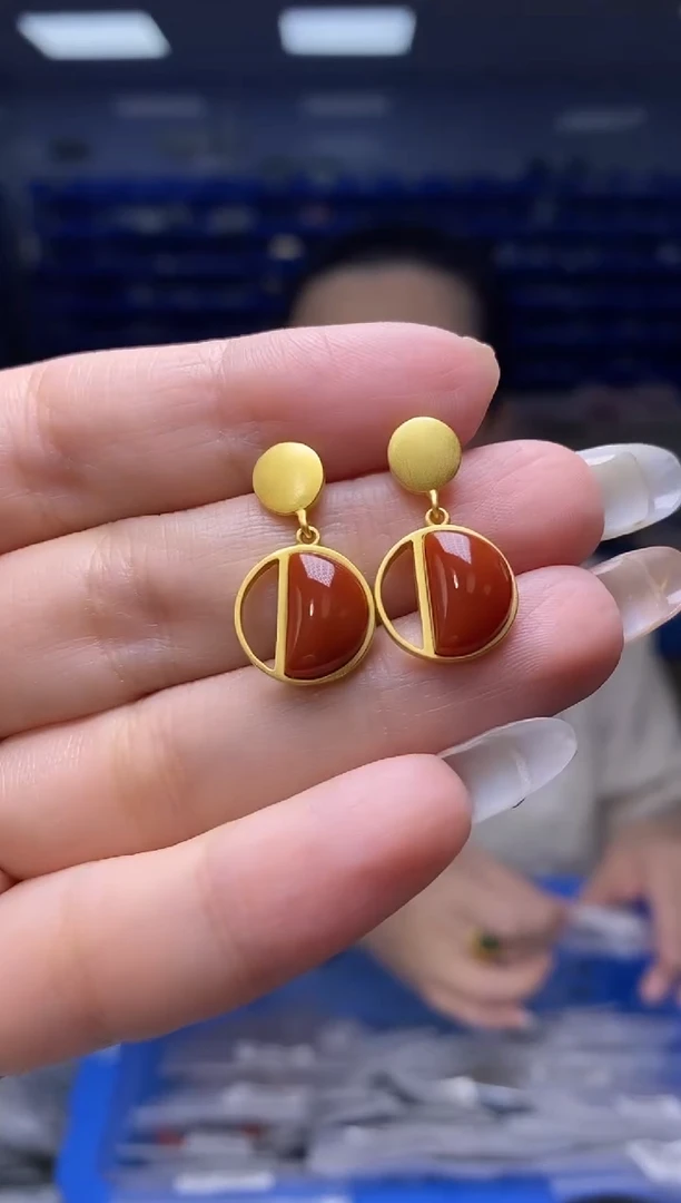 玛瑙/玉髓EZ1705银S925镶嵌EZ1705