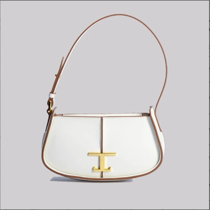 TUANZI【T01】大马家新款手提单肩腋下女包 SLBL-101-白色