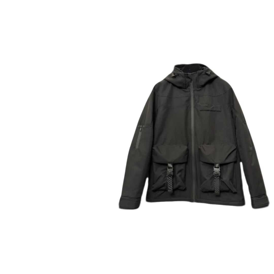 【大韩专享】6896冬季连帽暗黑风羽绒冲锋衣