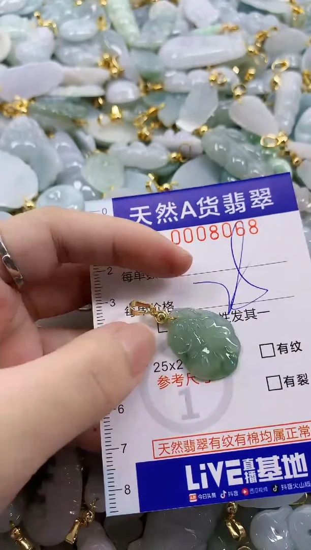 颈饰未镶嵌翡翠天然A货翡翠