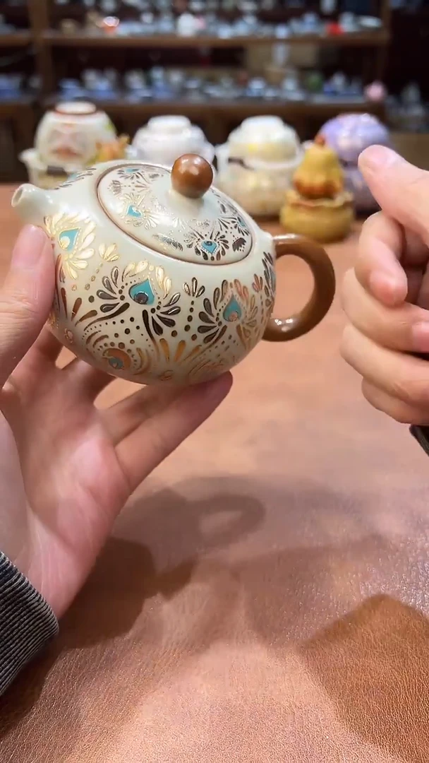 真的很便宜会开片的旅行茶具