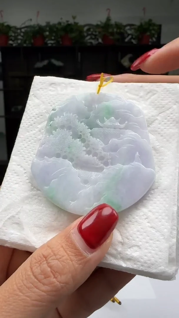 【闪购商品】翡翠颈饰未镶嵌天然翡翠A货吊坠