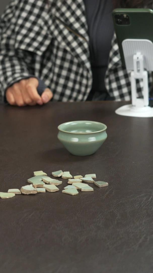 宣宝汝瓷原矿原釉手工作品