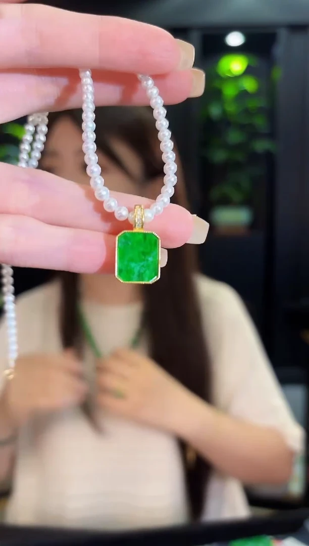 翡翠未镶嵌吊坠(不含链) 方糖 缅料A货/多样性发货/一件