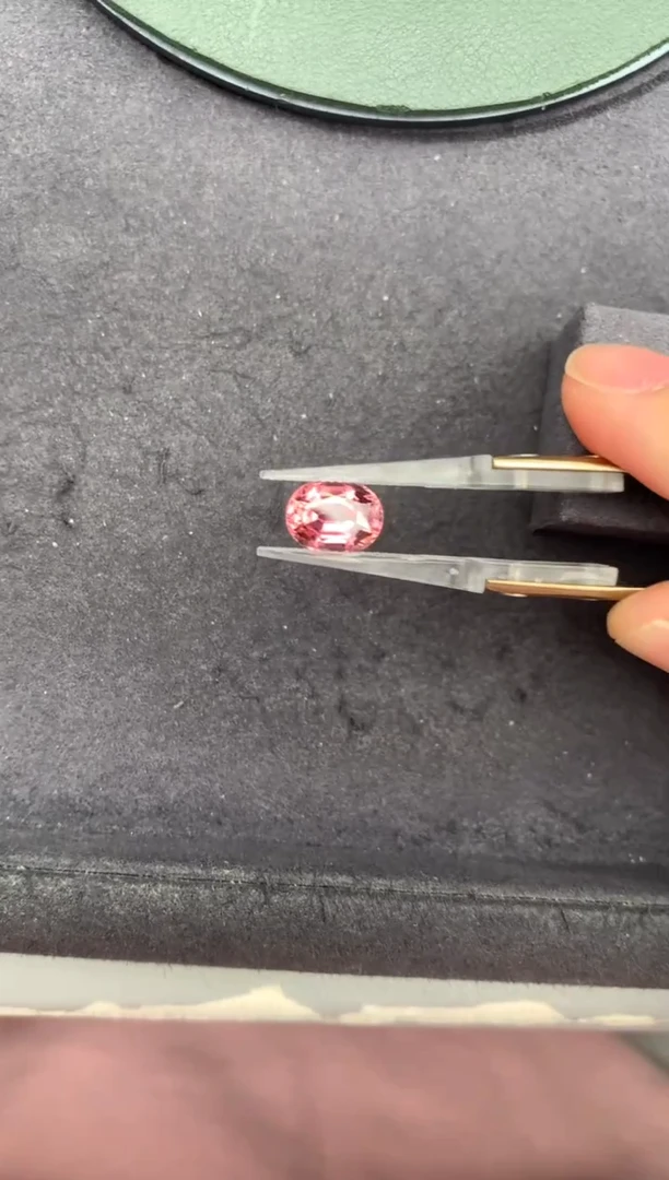 未镶嵌珠宝半成品碧玺3ct粉碧玺 定制 GE